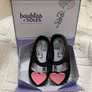 Baubles - Black with Pink Heart